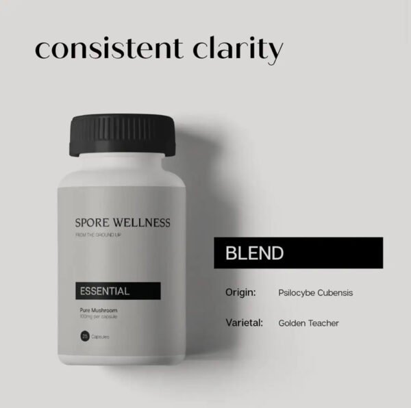 Spore Wellness (Essential) Microdosing Mushroom Capsules - Image 2