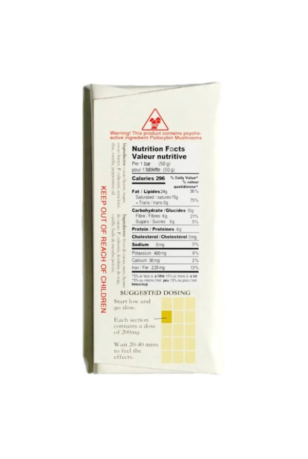 Seremoni Psilocybin Chocolate Bar Edibles (Mint & Transkei Mushrooms) - Image 4
