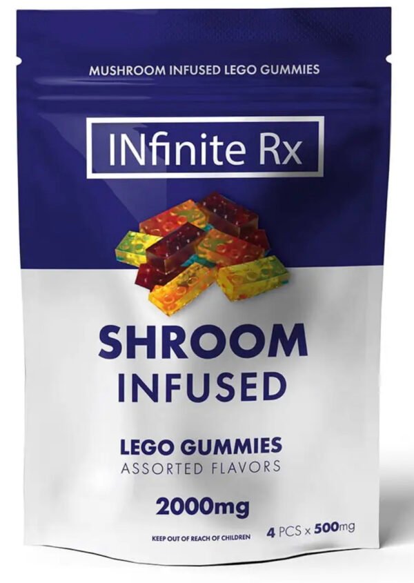 INfinite Rx Shroom Infused Block Gummies Edibles (2000mg)