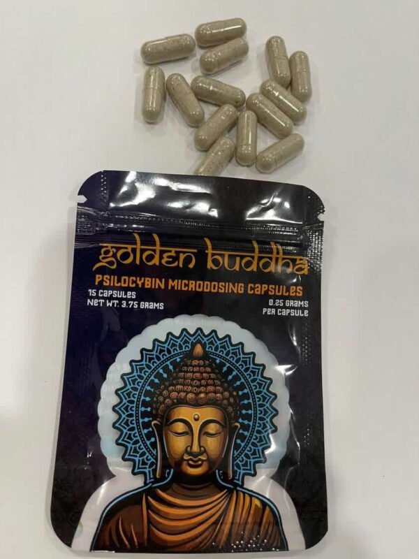 Golden Buddha microdosing capsule